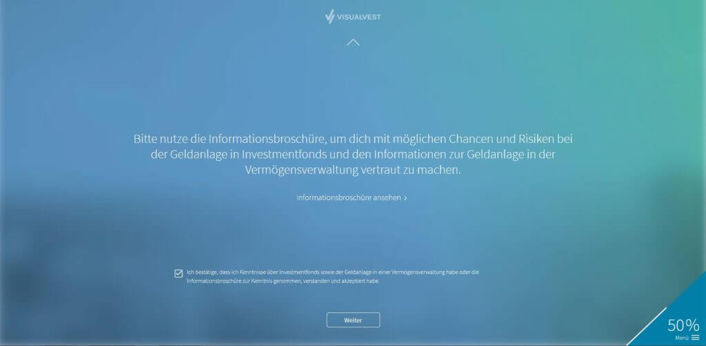 Schritt 7:Informationsbroschüre ansehen| Bildquelle: Screenshot von VisualVest