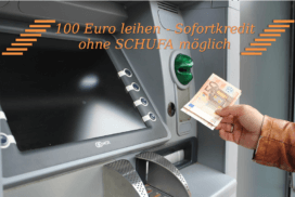 Crédit de 100 euros - crédit instantané - possible sans SCHUFA