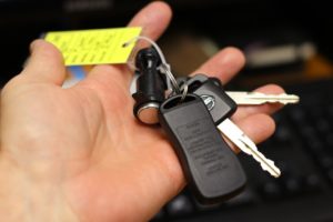 Hand car key