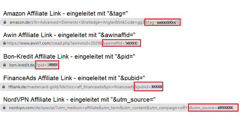 Was ist ein Affiliate-Link? - 5 Beispiele von Amazon, Awin, Bon-Kredit, FiannceAds und NordVPN