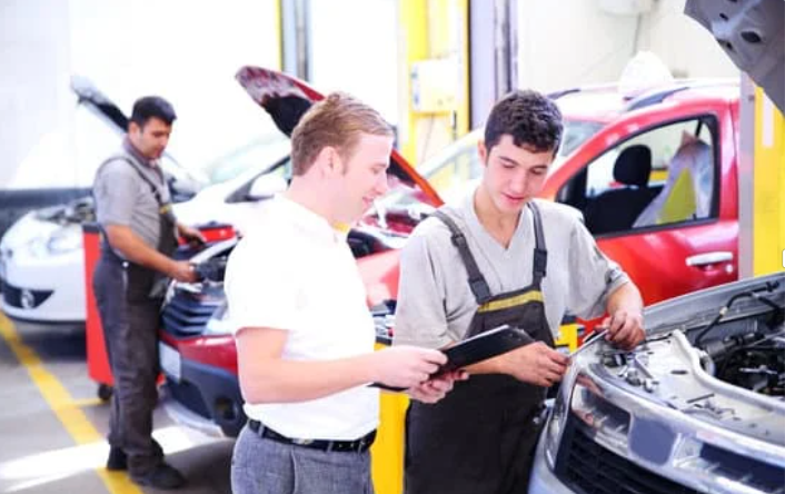  The inspection bodies inspect car repair shops, using test cars. 