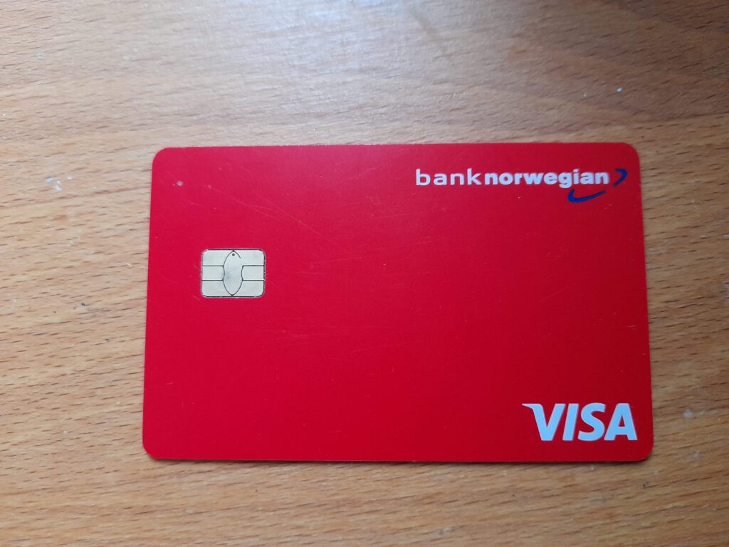 My Bank Norwegian credit card