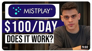 Il fait de la publicité sur la manière de gagner de l'argent avec les jeux Mistplay - Non, bien sûr, cela ne fonctionne pas si facilement.